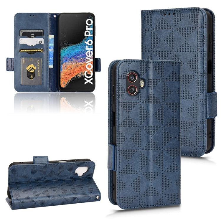 Custodia per telefono in pelle a triangolo simmetrico, For Samsung Galaxy S23 Ultra 5G, For Samsung Galaxy S23 5G, For Samsung Galaxy Xcover 5, For Samsung Galaxy Xcover 6 Pro