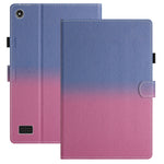 Custodia per tablet in pelle sfumata con cuciture, For Amazon Kindle Paperwhite 4/3/2/1, For Amazon Kindle Fire 7 2019 / 2017 / 2015, For Samsung Galaxy Tab A 10.1 2019 T510 / T515, For Samsung Galaxy Tab A7 Lite T220 / T225