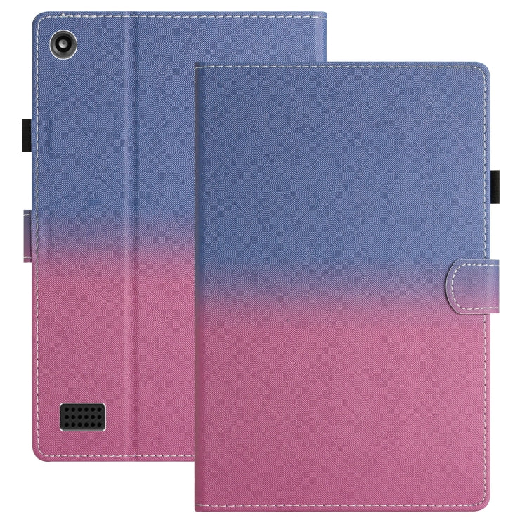 Custodia per tablet in pelle sfumata con cuciture, For Amazon Kindle Paperwhite 4/3/2/1, For Amazon Kindle Fire 7 2019 / 2017 / 2015, For Samsung Galaxy Tab A 10.1 2019 T510 / T515, For Samsung Galaxy Tab A7 Lite T220 / T225