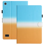 Custodia per tablet in pelle sfumata con cuciture, For Amazon Kindle Paperwhite 4/3/2/1, For Amazon Kindle Fire 7 2019 / 2017 / 2015, For Samsung Galaxy Tab A 10.1 2019 T510 / T515, For Samsung Galaxy Tab A7 Lite T220 / T225