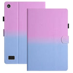 Custodia per tablet in pelle sfumata con cuciture, For Amazon Kindle Paperwhite 4/3/2/1, For Amazon Kindle Fire 7 2019 / 2017 / 2015, For Samsung Galaxy Tab A 10.1 2019 T510 / T515, For Samsung Galaxy Tab A7 Lite T220 / T225