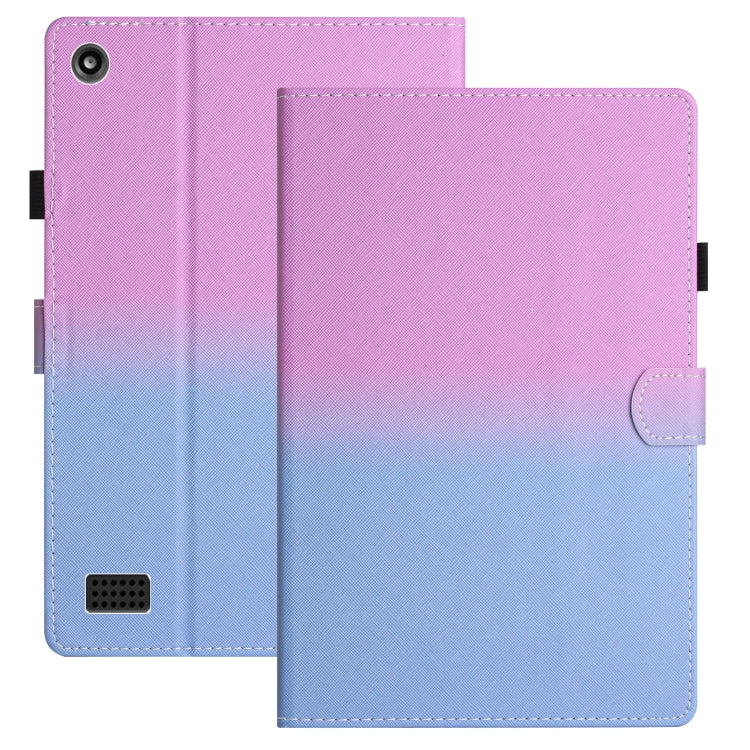 Custodia per tablet in pelle sfumata con cuciture, For Amazon Kindle Paperwhite 4/3/2/1, For Amazon Kindle Fire 7 2019 / 2017 / 2015, For Samsung Galaxy Tab A 10.1 2019 T510 / T515, For Samsung Galaxy Tab A7 Lite T220 / T225