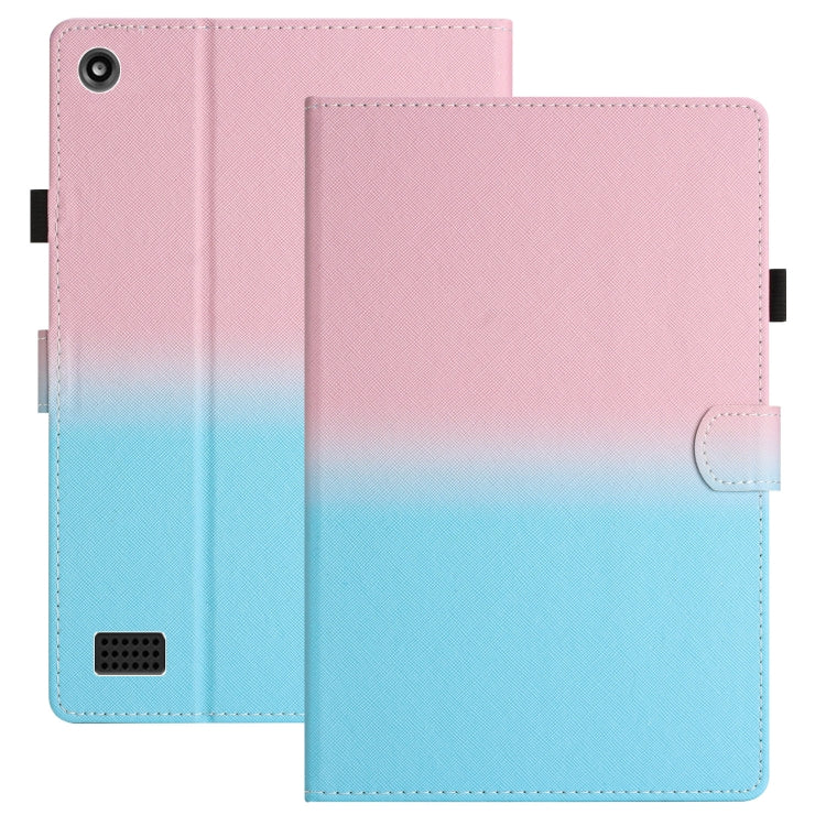 Custodia per tablet in pelle sfumata con cuciture, For Amazon Kindle Paperwhite 4/3/2/1, For Amazon Kindle Fire 7 2019 / 2017 / 2015, For Samsung Galaxy Tab A 10.1 2019 T510 / T515, For Samsung Galaxy Tab A7 Lite T220 / T225