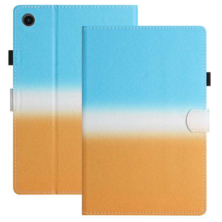 Custodia per tablet in pelle sfumata con cuciture, For Honor Pad 6 / X6 / Huawei MatePad T10 / T10S