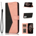 Custodia per telefono in pelle con cuciture a due colori, For Samsung Galaxy A72 5G / 4G, For Samsung Galaxy A82 5G/ Quantum 2