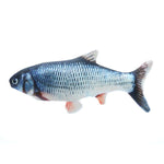 Giocattolo interattivo per gatti elettrici con pesce di simulazione di animali domestici con ricarica USB, dimensioni ： 30cn, Size: 30cm (Black Grass Carp), Size: 30cm (Salmon), Size: 30cm (Yellow Carp), Size: 30cm (Silver Dragon Fish)                 ...