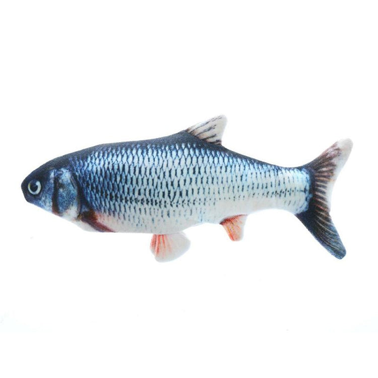 Giocattolo interattivo per gatti elettrici con pesce di simulazione di animali domestici con ricarica USB, dimensioni ： 30cn, Size: 30cm (Black Grass Carp), Size: 30cm (Salmon), Size: 30cm (Yellow Carp), Size: 30cm (Silver Dragon Fish)                 ...