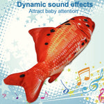 Giocattolo interattivo per gatti elettrici con pesce di simulazione di animali domestici con ricarica USB, dimensioni ： 30cn, Size: 30cm (Black Grass Carp), Size: 30cm (Salmon), Size: 30cm (Yellow Carp), Size: 30cm (Silver Dragon Fish)                 ...