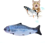 Giocattolo interattivo per gatti elettrici con pesce di simulazione di animali domestici con ricarica USB, dimensioni ： 30cn, Size: 30cm (Black Grass Carp), Size: 30cm (Salmon), Size: 30cm (Yellow Carp), Size: 30cm (Silver Dragon Fish)                 ...