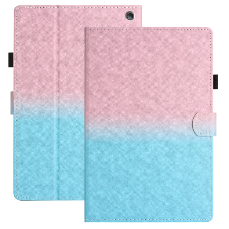 Custodia per tablet in pelle sfumata con cuciture, For Amazon Kindle Fire HD8 2020, For Amazon Kindle Fire HD8 / HD8 Plus 2022, For Amazon Kindle Fire HD10 / HD10 Plus 2021, For Amazon Kindle Youth Version 2022