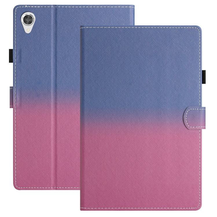 Custodia per tablet in pelle sfumata con cuciture, For Samsung Galaxy Tab A8 2021 X205 / X200, For Samsung Galaxy Tab S6 Lite SM-P610, For Lenovo Tab M10 Plus 10.6 3rd Gen 2022, For Lenovo Tab M10 HD Gen 2