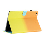 Custodia per tablet in pelle sfumata con cuciture, For iPad 9.7 2018/2017 / Air 2 / Air, For iPad mini 5 / 4 / 3 / 2 / 1, For iPad Pro 11 2018 / Air 2022/2020