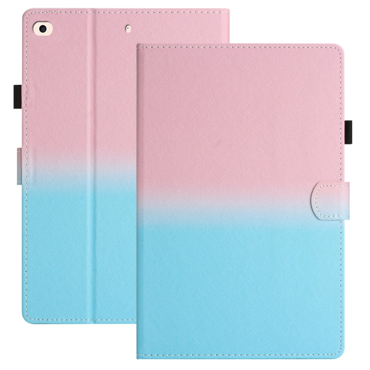 Custodia per tablet in pelle sfumata con cuciture, For iPad 9.7 2018/2017 / Air 2 / Air, For iPad mini 5 / 4 / 3 / 2 / 1, For iPad Pro 11 2018 / Air 2022/2020