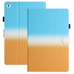Custodia per tablet in pelle sfumata con cuciture, For iPad 9.7 2018/2017 / Air 2 / Air, For iPad mini 5 / 4 / 3 / 2 / 1, For iPad Pro 11 2018 / Air 2022/2020