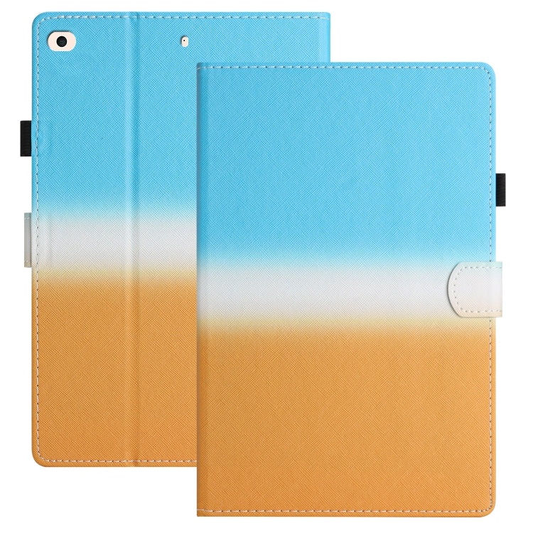 Custodia per tablet in pelle sfumata con cuciture, For iPad 9.7 2018/2017 / Air 2 / Air, For iPad mini 5 / 4 / 3 / 2 / 1, For iPad Pro 11 2018 / Air 2022/2020