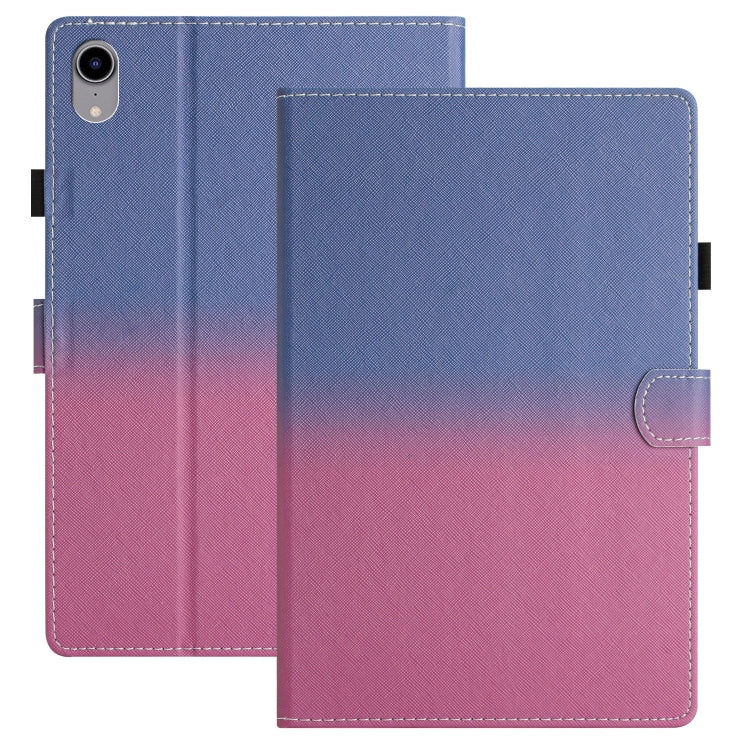 Custodia per tablet in pelle sfumata con cuciture, For iPad 9.7 2018/2017 / Air 2 / Air, For iPad mini 5 / 4 / 3 / 2 / 1, For iPad Pro 11 2018 / Air 2022/2020