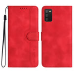 Custodia per cellulare in pelle con motivo a cuore, For Samsung Galaxy A03s 166mm, For Samsung Galaxy A04e, For Samsung Galaxy A10/M10, For Samsung Galaxy A11 EU Version