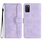 Custodia per cellulare in pelle con motivo a cuore, For Samsung Galaxy A03s 166mm, For Samsung Galaxy A04e, For Samsung Galaxy A10/M10, For Samsung Galaxy A11 EU Version