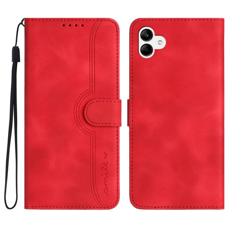Custodia per cellulare in pelle con motivo a cuore, For Samsung Galaxy A03s 166mm, For Samsung Galaxy A04e, For Samsung Galaxy A10/M10, For Samsung Galaxy A11 EU Version