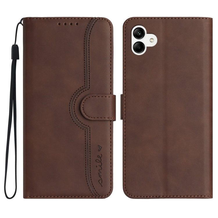 Custodia per cellulare in pelle con motivo a cuore, For Samsung Galaxy A03s 166mm, For Samsung Galaxy A04e, For Samsung Galaxy A10/M10, For Samsung Galaxy A11 EU Version