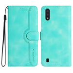 Custodia per cellulare in pelle con motivo a cuore, For Samsung Galaxy A03s 166mm, For Samsung Galaxy A04e, For Samsung Galaxy A10/M10, For Samsung Galaxy A11 EU Version