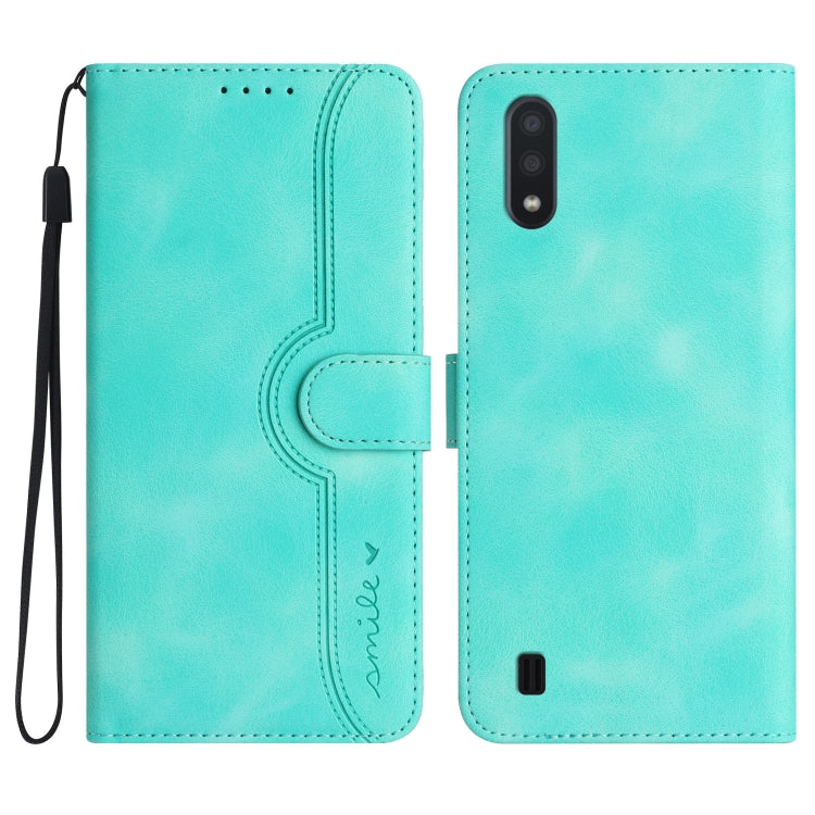 Custodia per cellulare in pelle con motivo a cuore, For Samsung Galaxy A03s 166mm, For Samsung Galaxy A04e, For Samsung Galaxy A10/M10, For Samsung Galaxy A11 EU Version