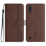 Custodia per cellulare in pelle con motivo a cuore, For Samsung Galaxy A03s 166mm, For Samsung Galaxy A04e, For Samsung Galaxy A10/M10, For Samsung Galaxy A11 EU Version