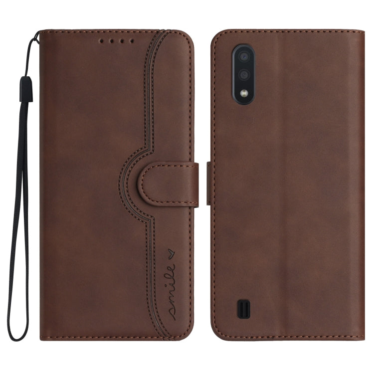 Custodia per cellulare in pelle con motivo a cuore, For Samsung Galaxy A03s 166mm, For Samsung Galaxy A04e, For Samsung Galaxy A10/M10, For Samsung Galaxy A11 EU Version