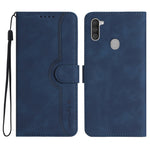 Custodia per cellulare in pelle con motivo a cuore, For Samsung Galaxy A03s 166mm, For Samsung Galaxy A04e, For Samsung Galaxy A10/M10, For Samsung Galaxy A11 EU Version