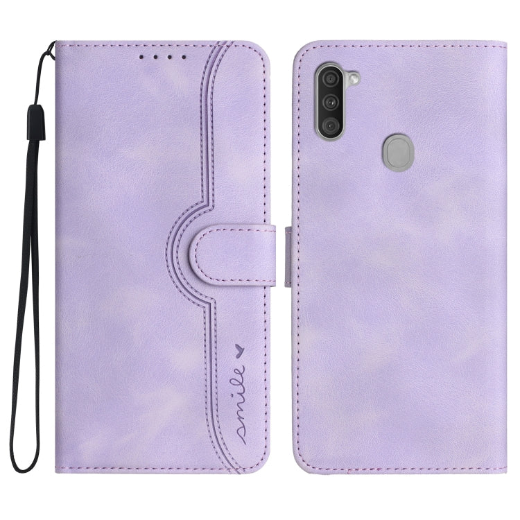 Custodia per cellulare in pelle con motivo a cuore, For Samsung Galaxy A03s 166mm, For Samsung Galaxy A04e, For Samsung Galaxy A10/M10, For Samsung Galaxy A11 EU Version
