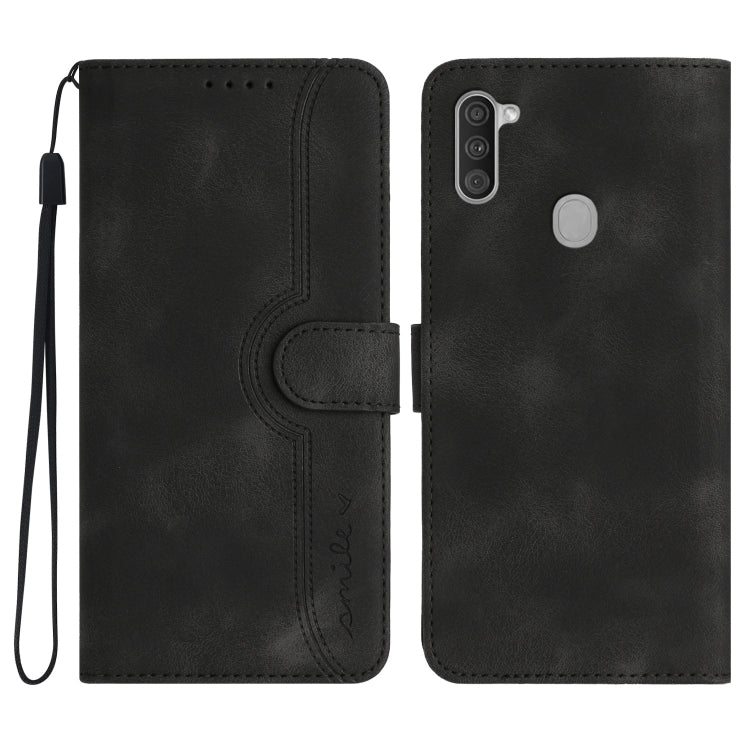 Custodia per cellulare in pelle con motivo a cuore, For Samsung Galaxy A03s 166mm, For Samsung Galaxy A04e, For Samsung Galaxy A10/M10, For Samsung Galaxy A11 EU Version
