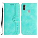 Custodia per cellulare in pelle con motivo a cuore, For Samsung Galaxy A03s 166mm, For Samsung Galaxy A04e, For Samsung Galaxy A10/M10, For Samsung Galaxy A11 EU Version