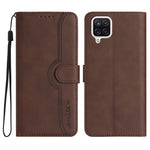 Custodia per cellulare in pelle con motivo a cuore, For Samsung Galaxy A12, For Samsung Galaxy A13 4G, For Samsung Galaxy A13 5G, For Samsung Galaxy A14 5G