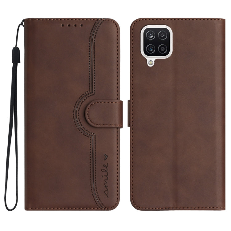 Custodia per cellulare in pelle con motivo a cuore, For Samsung Galaxy A12, For Samsung Galaxy A13 4G, For Samsung Galaxy A13 5G, For Samsung Galaxy A14 5G