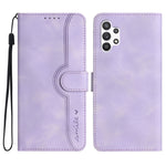 Custodia per cellulare in pelle con motivo a cuore, For Samsung Galaxy A12, For Samsung Galaxy A13 4G, For Samsung Galaxy A13 5G, For Samsung Galaxy A14 5G