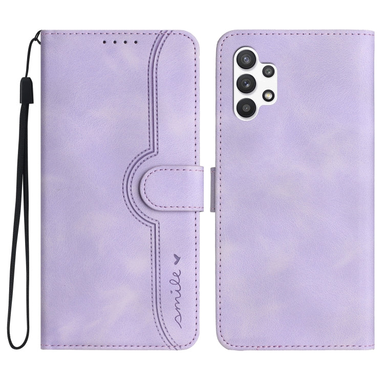 Custodia per cellulare in pelle con motivo a cuore, For Samsung Galaxy A12, For Samsung Galaxy A13 4G, For Samsung Galaxy A13 5G, For Samsung Galaxy A14 5G