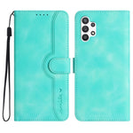 Custodia per cellulare in pelle con motivo a cuore, For Samsung Galaxy A12, For Samsung Galaxy A13 4G, For Samsung Galaxy A13 5G, For Samsung Galaxy A14 5G