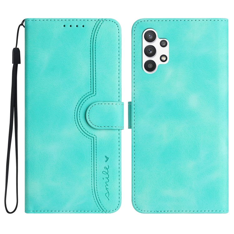 Custodia per cellulare in pelle con motivo a cuore, For Samsung Galaxy A12, For Samsung Galaxy A13 4G, For Samsung Galaxy A13 5G, For Samsung Galaxy A14 5G