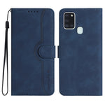 Custodia per cellulare in pelle con motivo a cuore, For Samsung Galaxy A21s, For Samsung Galaxy A22 4G, For Samsung Galaxy A22 5G, For Samsung Galaxy A23 4G