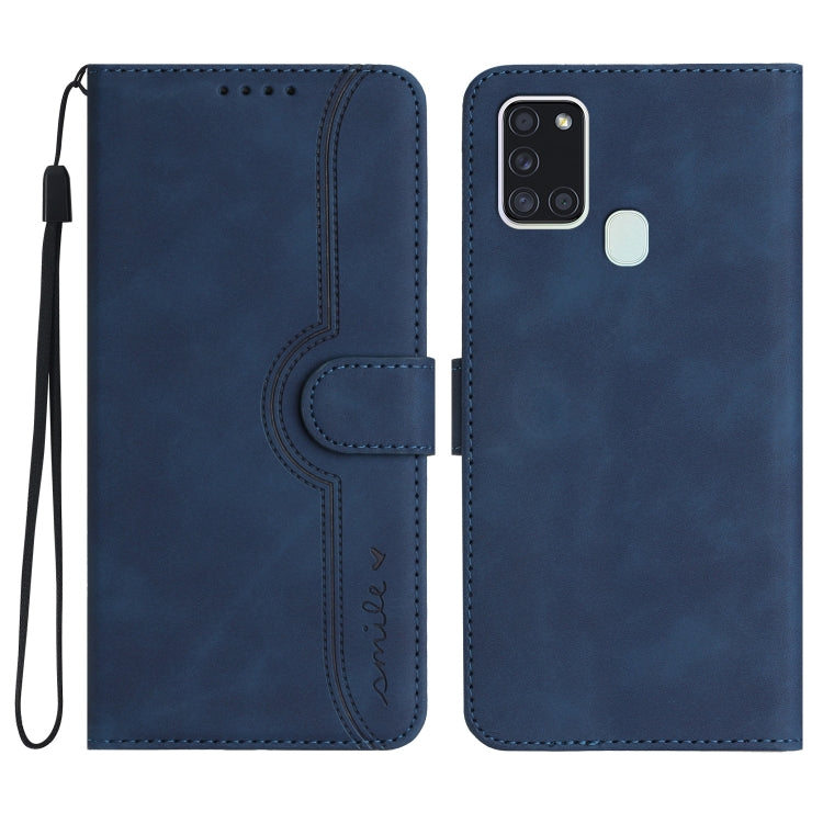 Custodia per cellulare in pelle con motivo a cuore, For Samsung Galaxy A21s, For Samsung Galaxy A22 4G, For Samsung Galaxy A22 5G, For Samsung Galaxy A23 4G