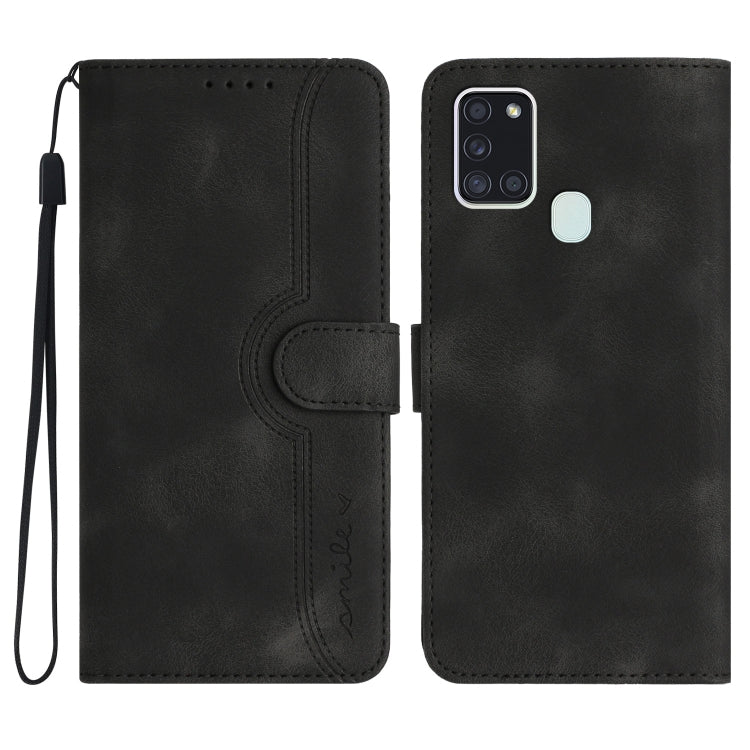 Custodia per cellulare in pelle con motivo a cuore, For Samsung Galaxy A21s, For Samsung Galaxy A22 4G, For Samsung Galaxy A22 5G, For Samsung Galaxy A23 4G