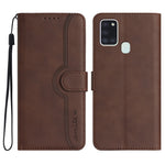 Custodia per cellulare in pelle con motivo a cuore, For Samsung Galaxy A21s, For Samsung Galaxy A22 4G, For Samsung Galaxy A22 5G, For Samsung Galaxy A23 4G