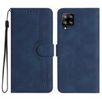 Custodia per cellulare in pelle con motivo a cuore, For Samsung Galaxy A21s, For Samsung Galaxy A22 4G, For Samsung Galaxy A22 5G, For Samsung Galaxy A23 4G