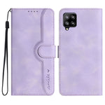 Custodia per cellulare in pelle con motivo a cuore, For Samsung Galaxy A21s, For Samsung Galaxy A22 4G, For Samsung Galaxy A22 5G, For Samsung Galaxy A23 4G