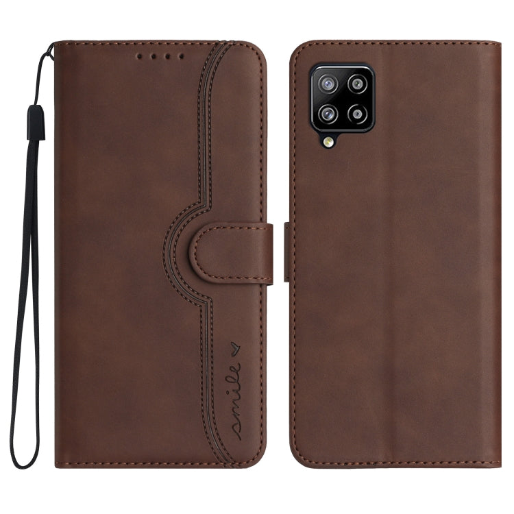 Custodia per cellulare in pelle con motivo a cuore, For Samsung Galaxy A21s, For Samsung Galaxy A22 4G, For Samsung Galaxy A22 5G, For Samsung Galaxy A23 4G