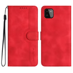 Custodia per cellulare in pelle con motivo a cuore, For Samsung Galaxy A21s, For Samsung Galaxy A22 4G, For Samsung Galaxy A22 5G, For Samsung Galaxy A23 4G
