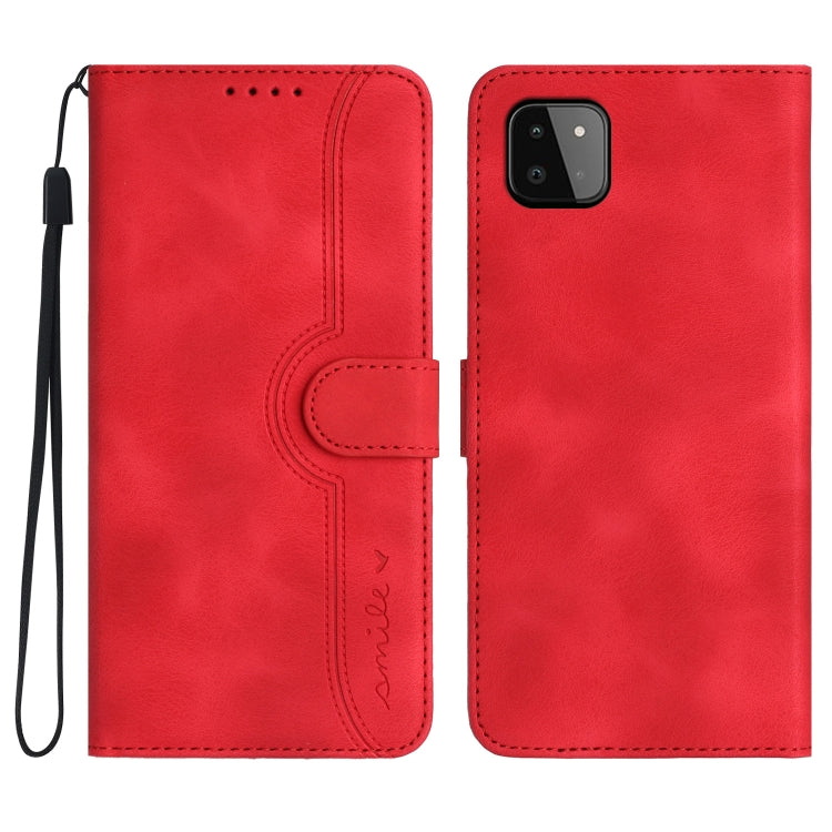 Custodia per cellulare in pelle con motivo a cuore, For Samsung Galaxy A21s, For Samsung Galaxy A22 4G, For Samsung Galaxy A22 5G, For Samsung Galaxy A23 4G