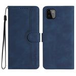 Custodia per cellulare in pelle con motivo a cuore, For Samsung Galaxy A21s, For Samsung Galaxy A22 4G, For Samsung Galaxy A22 5G, For Samsung Galaxy A23 4G
