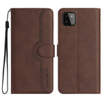Custodia per cellulare in pelle con motivo a cuore, For Samsung Galaxy A21s, For Samsung Galaxy A22 4G, For Samsung Galaxy A22 5G, For Samsung Galaxy A23 4G