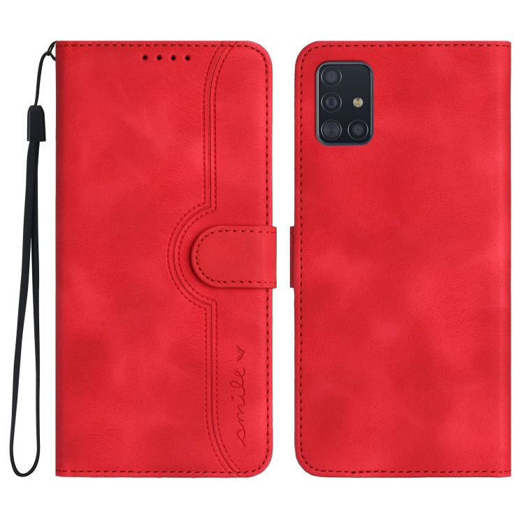 Custodia per cellulare in pelle con motivo a cuore, For Samsung Galaxy A71 5G, For Samsung Galaxy A72 4G/5G, For Samsung Galaxy A73 5G, For Samsung Galaxy M13 India/F13
